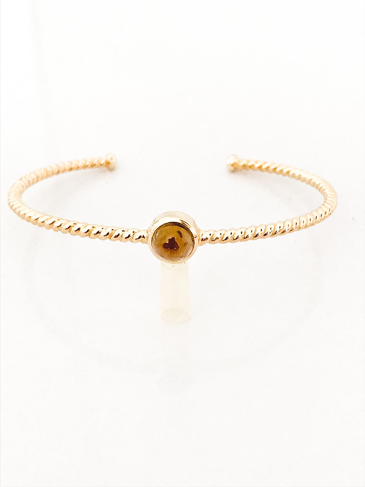 JONC TORSADE ~ Smoky Quartz