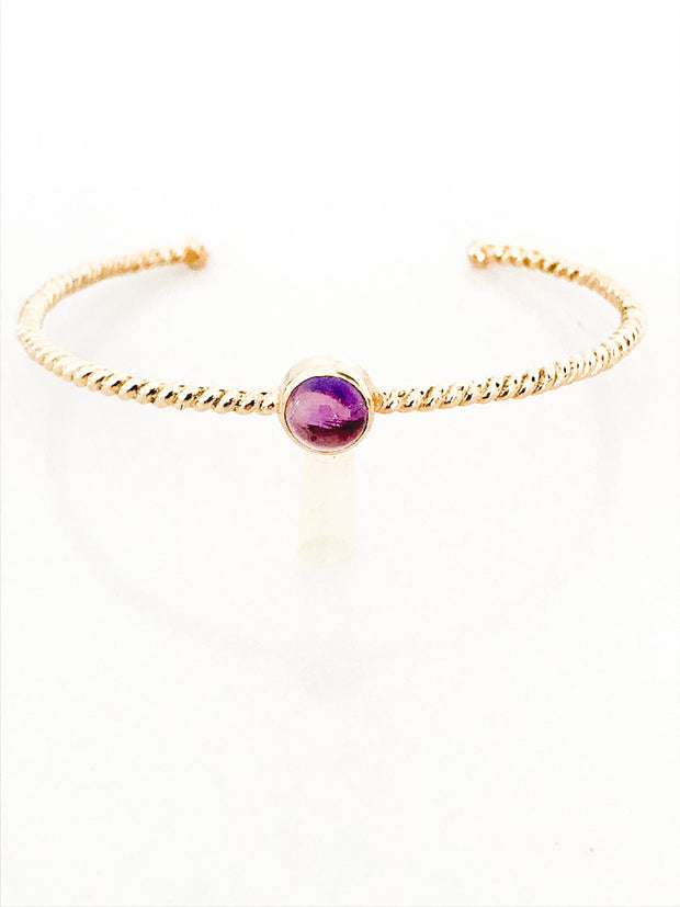 JONC TORSADE ~ Amethyst