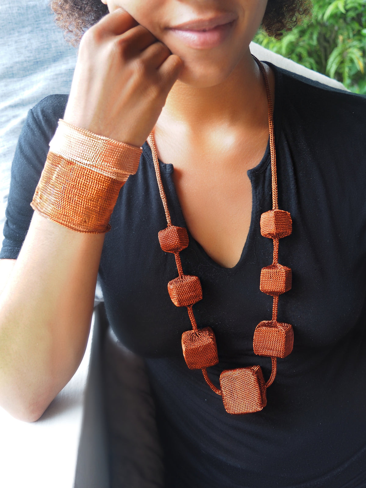 SUMBA CUBE NECKLACE